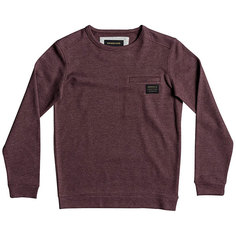 Толстовка классическая детская Quiksilver Dav Crew Vineyard Wine Heathe