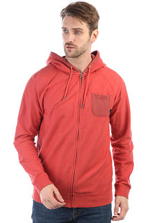 Толстовка классическая Quiksilver Baaozip Mineral Red