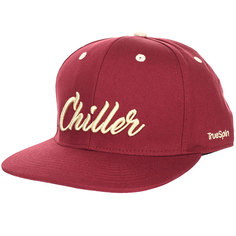 Бейсболка с прямым козырьком TrueSpin Chiller Bordeaux