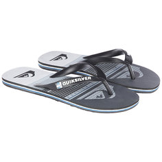 Вьетнамки Quiksilver Molohighlinslab Black/Grey/White