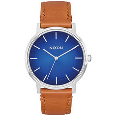 Кварцевые часы Nixon Porter Leather Blue Ombre/Saddle