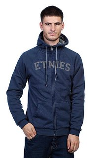 Толстовка Etnies Glasgow Repel Zip Fleece Navy/Heather