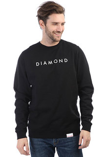 Толстовка классическая Diamond Futura Crewneck Black