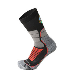 Носки высокие Mico Official Ita X-country Socks Black/Grey Mi&Co
