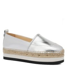 Эспадрильи JIL SANDER NAVY JN30092 серебряный