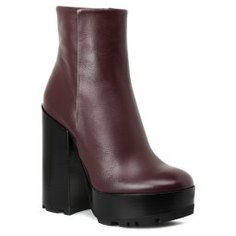 Ботильоны JIL SANDER JS27096 бордовый