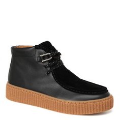 Ботинки NO NAME PICADILLY MID PINK черный