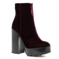 Ботильоны JIL SANDER JS29176 бордовый