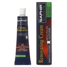 Крем для обуви SAPHIR CREME RENOVATRICE коричнево-красный