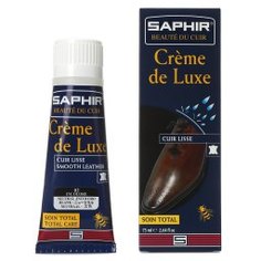 Крем для обуви SAPHIR CREME DE LUXE бесцветный