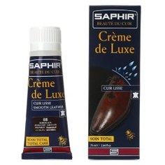 Крем для обуви SAPHIR CREME DE LUXE бордовый