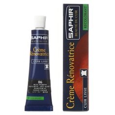 Крем для обуви SAPHIR CREME RENOVATRICE темно-синий