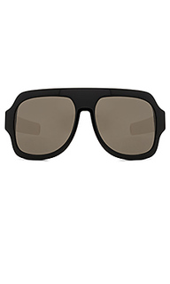 Солнцезащитные очки oversize acetate shield - Gucci