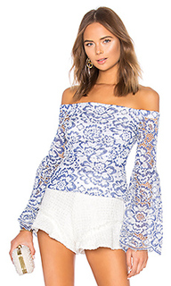 Топ с рукавами-колокол kamryn - BCBGMAXAZRIA