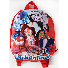Рюкзак школьный Centrum «Enchantimals», 1 отделение, красный