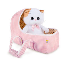 Мягкая игрушка Budi Basa Кошка Ли-Ли Baby в люльке, 20 см