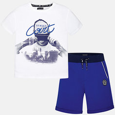 Комплект:Футболка с длинным рукавом,брюки Mayoral для мальчика