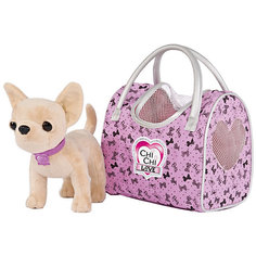 Мягкая игрушка Simba Chi-Сhi Love Собачка Чихуахуа "Путешественница" с сумочкой, 20 см