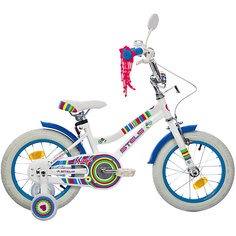 Двухколёсный велосипед Stels "Magic 14" V030 10, белый/синий
