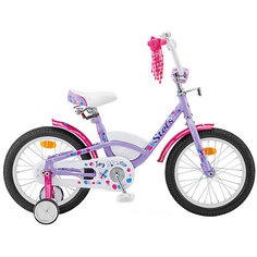 Двухколёсный велосипед Stels Joy 16" V020 10.5, фиолетовый/розовый