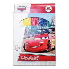 Восковый пластилин MultiArt "Disney Тачки", 10 цветов, 200г. Играем вместе
