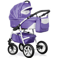 Коляска 2 в 1 Caretto Adriano, фиолетовый