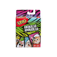 Настольная игра Mattel Games Uno "Уно Маленькие животные"
