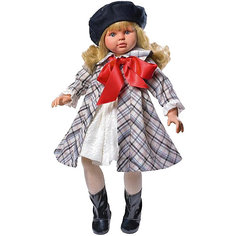 Классическая кукла Asi "Пепа" в клетчатом пальто, 60 см
