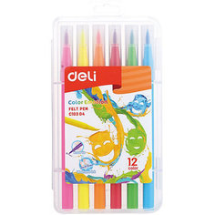 Фломастеры Deli "Color Emotion", 12 цветов