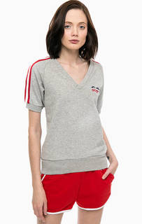 Серый свитшот с короткими рукавами Wrangler