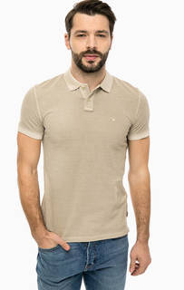 Хлопковая футболка поло с короткими рукавами Wrangler