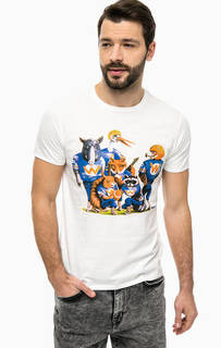 Хлопковая футболка с принтом Wrangler