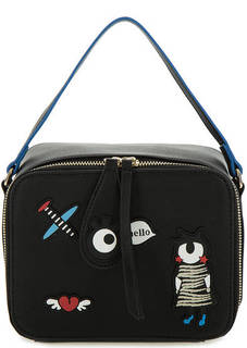 Маленькая сумка через плечо с нашивками Tosca BLU