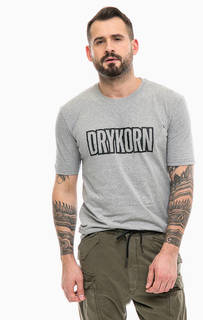 Хлопковая футболка с принтом Drykorn