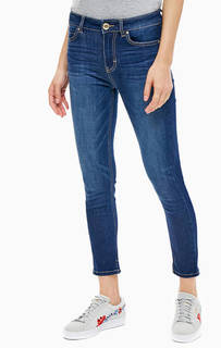 Джинсы с заломами и высокой посадкой Tom Tailor