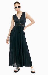 Длинное платье черного цвета Cinque