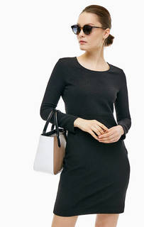 Черное платье с длинными рукавами Cinque