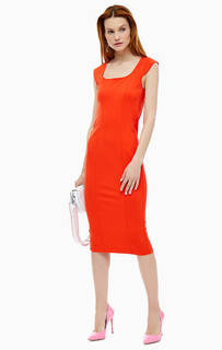 Платье-футляр красного цвета Pinko