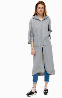 Хлопковая туника с принтом на спине Pinko