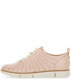 Кожаные полуботинки с перфорацией Clarks