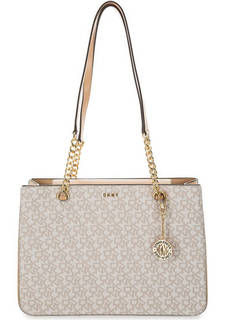 Вместительная сумка с монограммой бренда Dkny