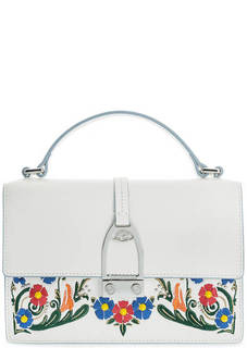 Кожаная сумка с декоративной отделкой La Martina