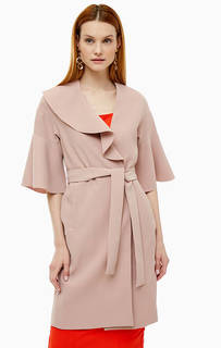 Легкое пальто бежевого цвета Pinko