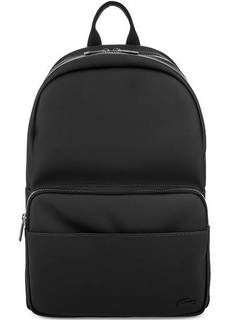 Вместительный рюкзак черного цвета Lacoste