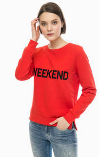 Хлопковый свитшот с декоративной вышивкой Only