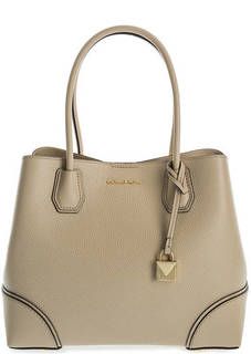 Кожаная сумка через плечо с тремя отделами Michael Michael Kors