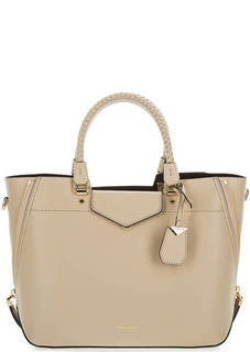 Кожаная сумка с молниями по бокам Michael Michael Kors