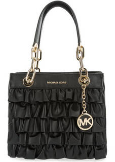 Кожаная сумка с двумя отделами Michael Michael Kors