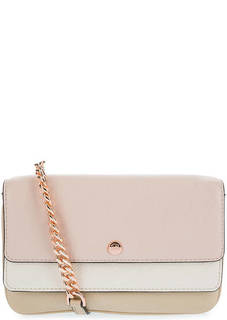 Кожаный клатч с откидным клапаном Michael Michael Kors