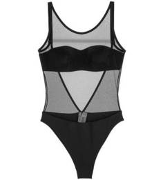 Купальный костюм с сетчатыми вставками Calvin Klein